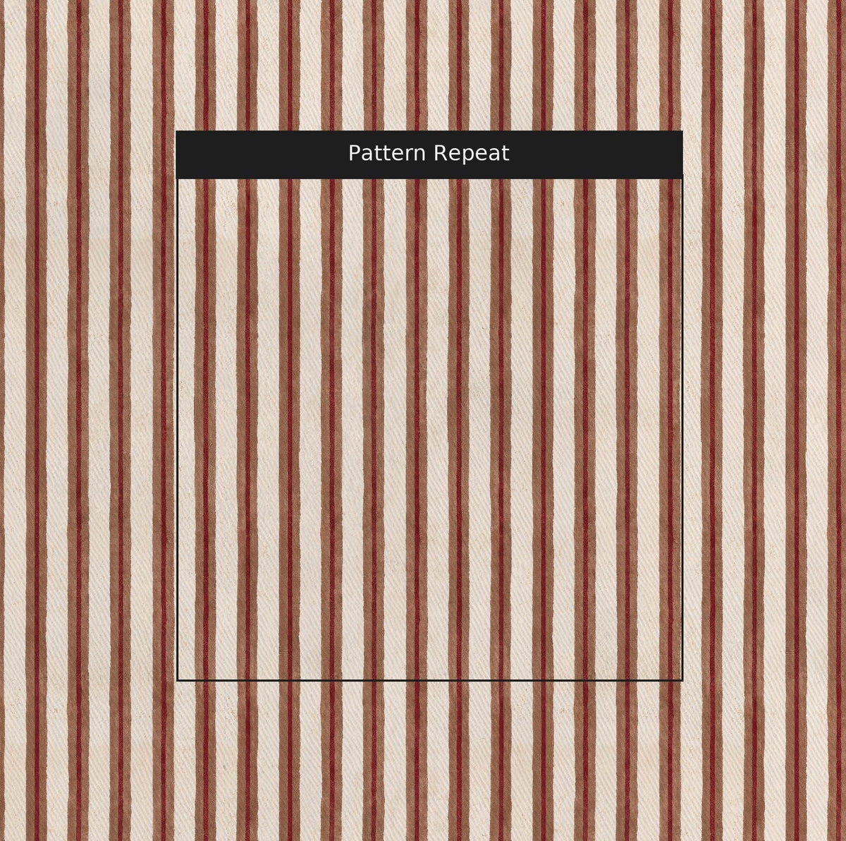 Clementine Ticking Stripe - Fabric - Painted Paper
