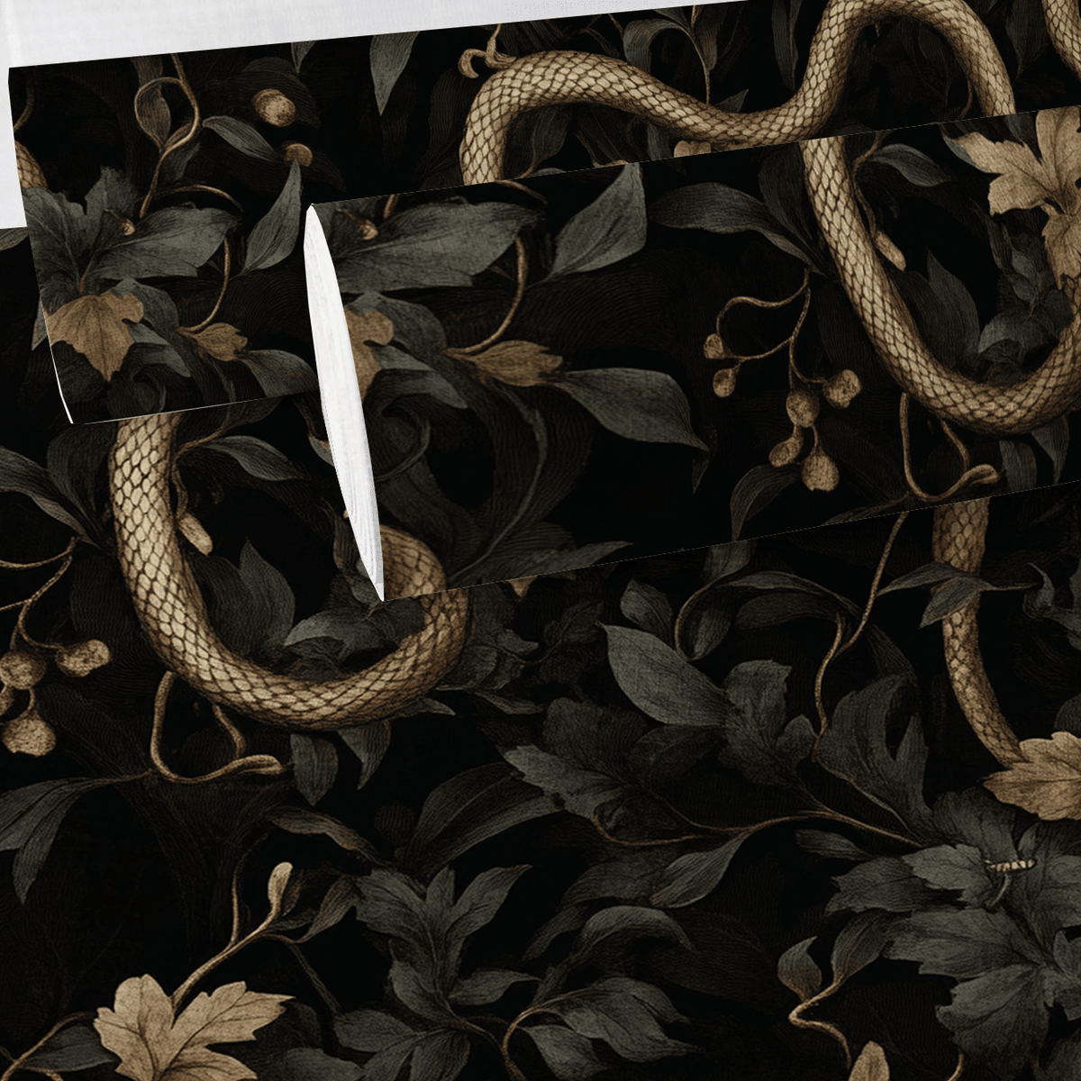 Cleopatra Faux Grasscloth Wallpaper - Painted Paper