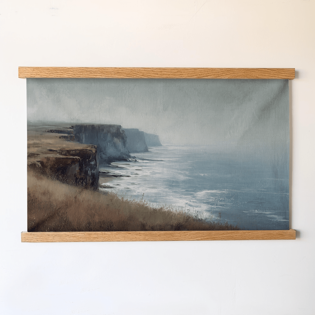Cliff's Edge - Tapestry - Painted Paper
