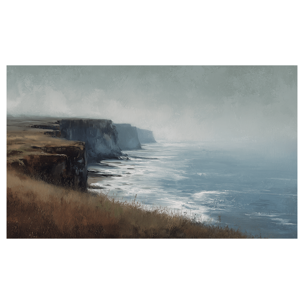 Cliff's Edge - Tapestry - Painted Paper