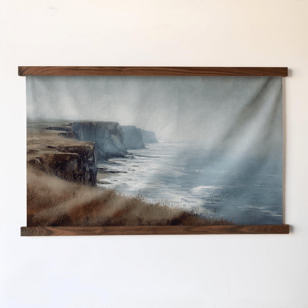 Cliff's Edge - Tapestry - Painted Paper