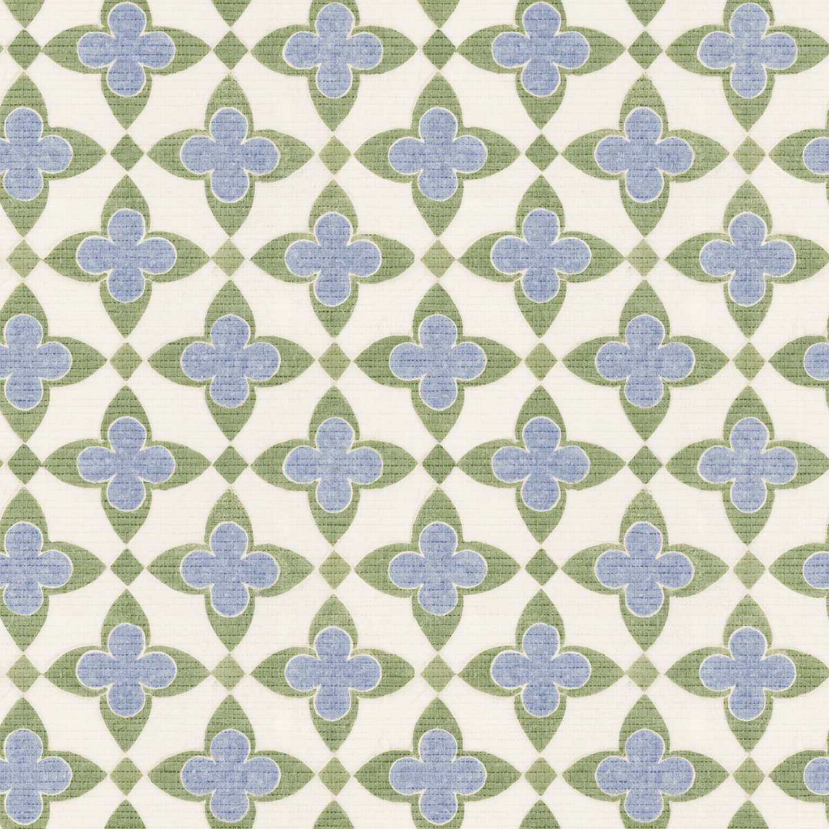 Clover Club Faux Grasscloth Wallpaper - Painted Paper