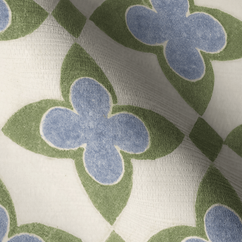 Clover Club Faux Grasscloth Wallpaper - Painted Paper