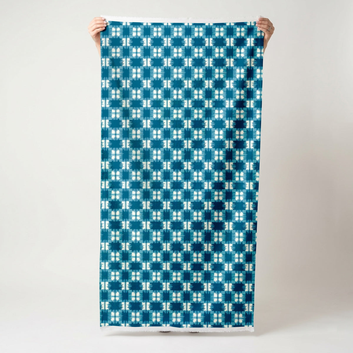 Coastal Patchwork - Fabric - Painted Paper