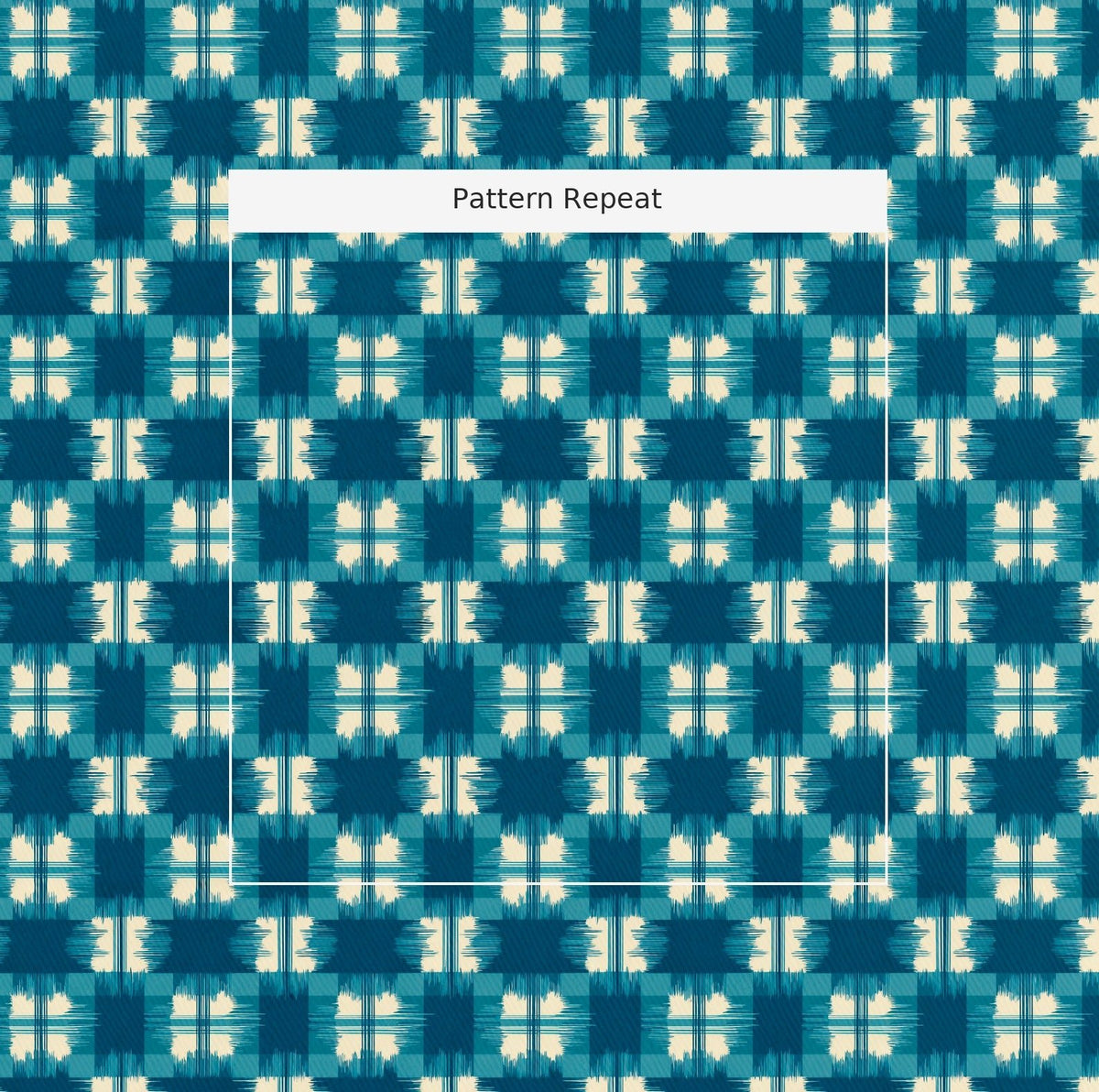 Coastal Patchwork - Fabric - Painted Paper