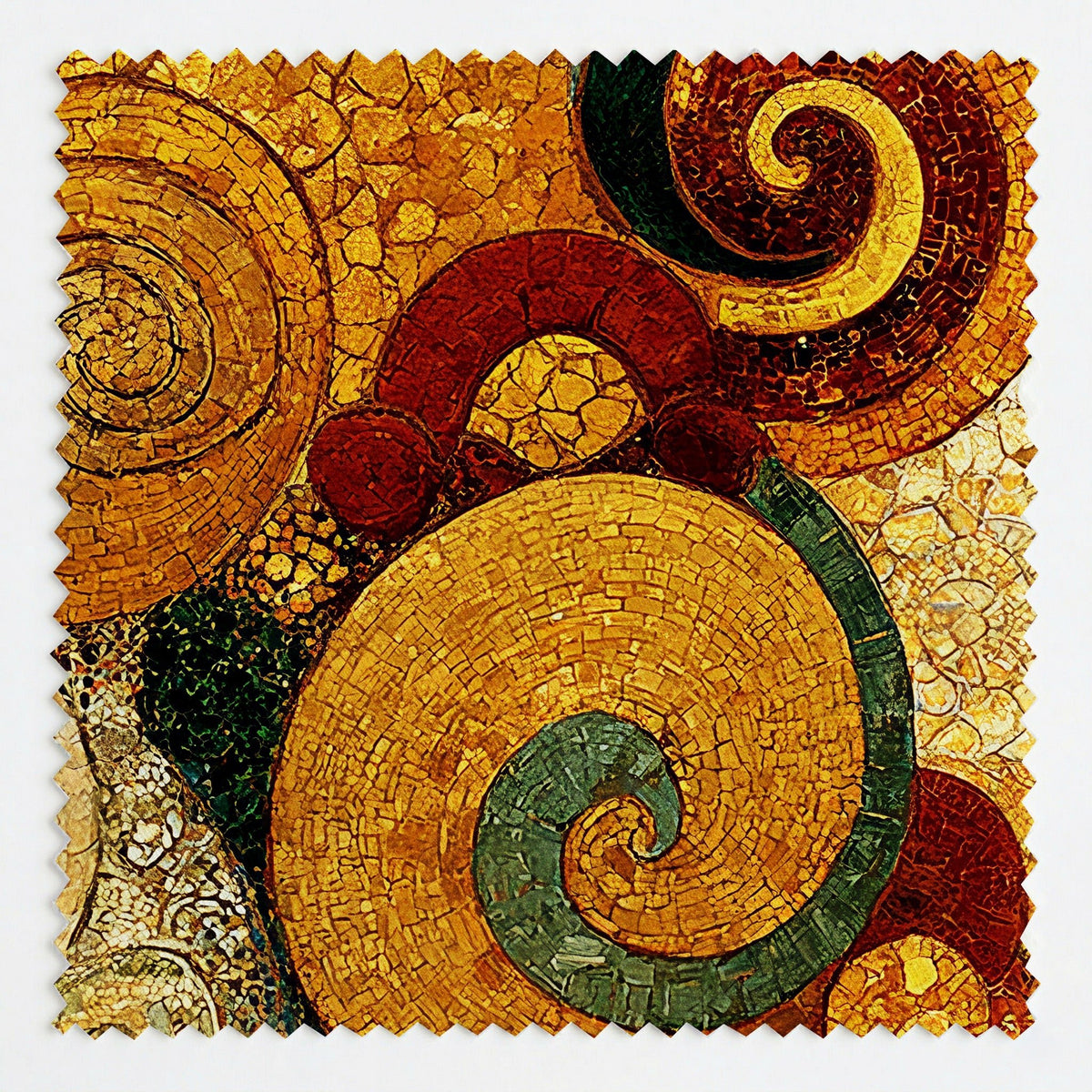 Cobblestone Swirls - Fabric - Painted Paper