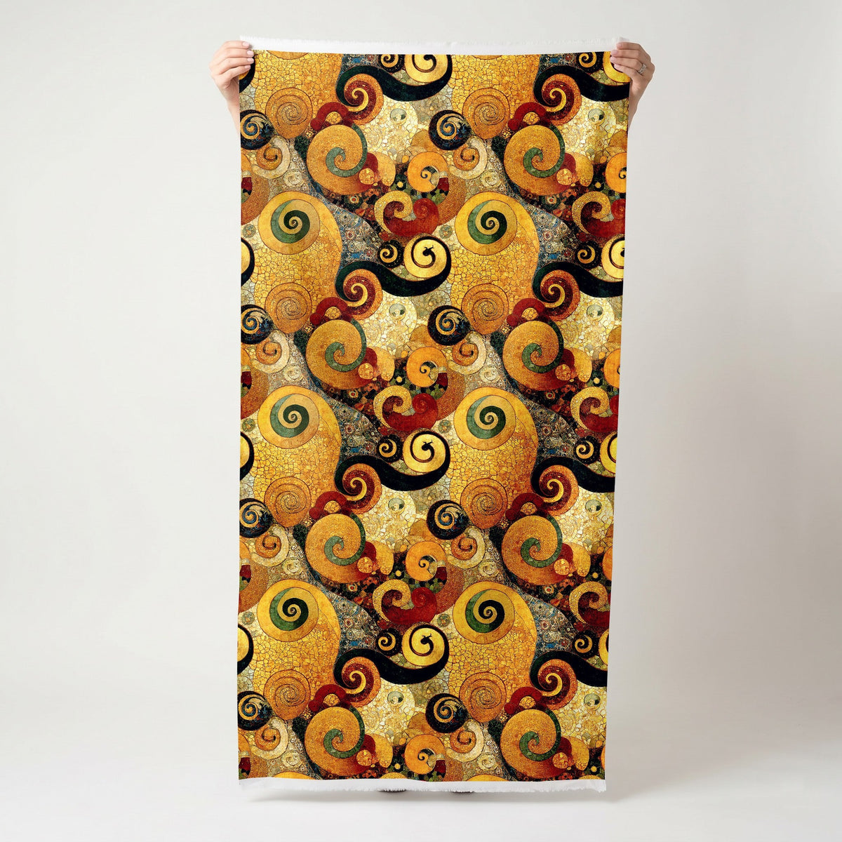 Cobblestone Swirls - Fabric - Painted Paper
