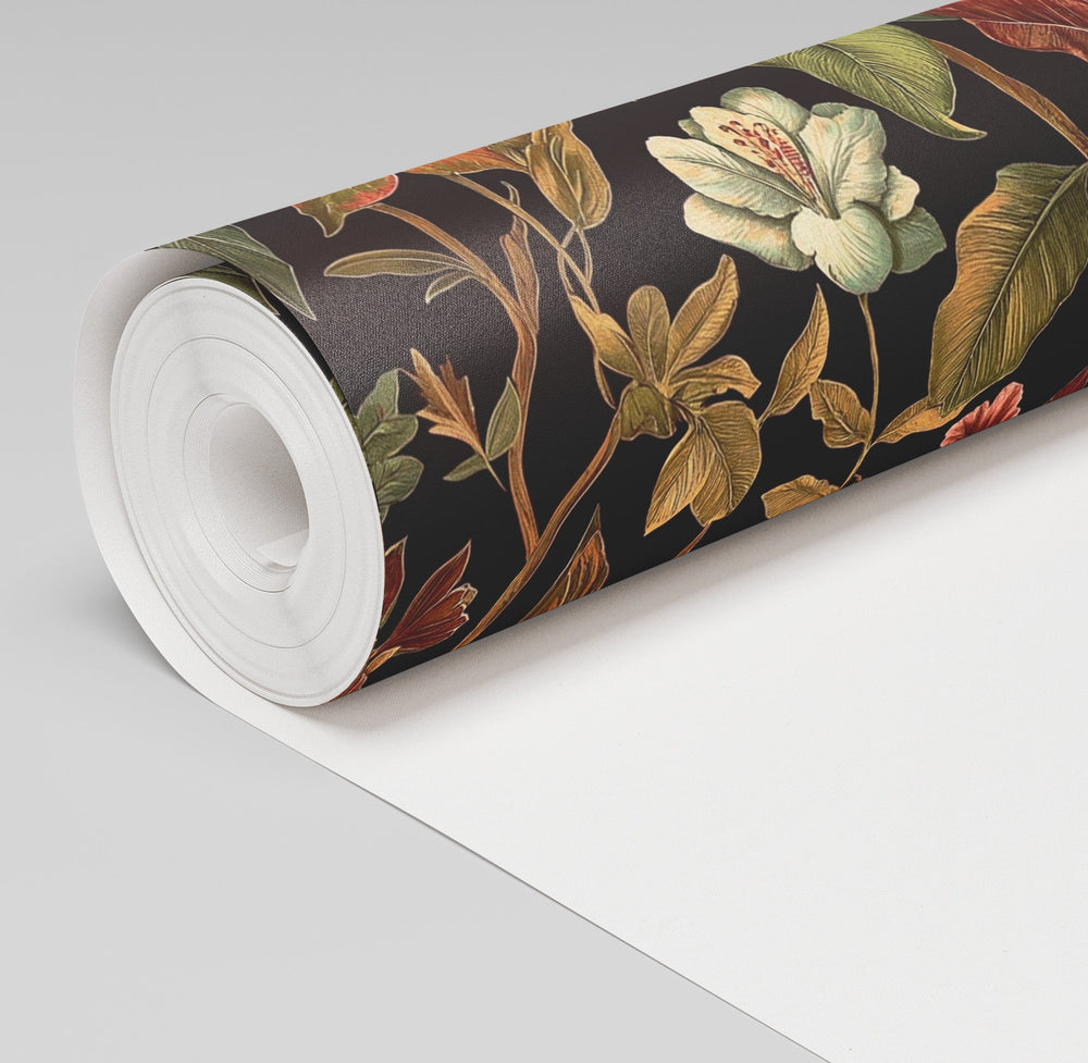 Cocoa Canopy Wallpaper - Painted Paper