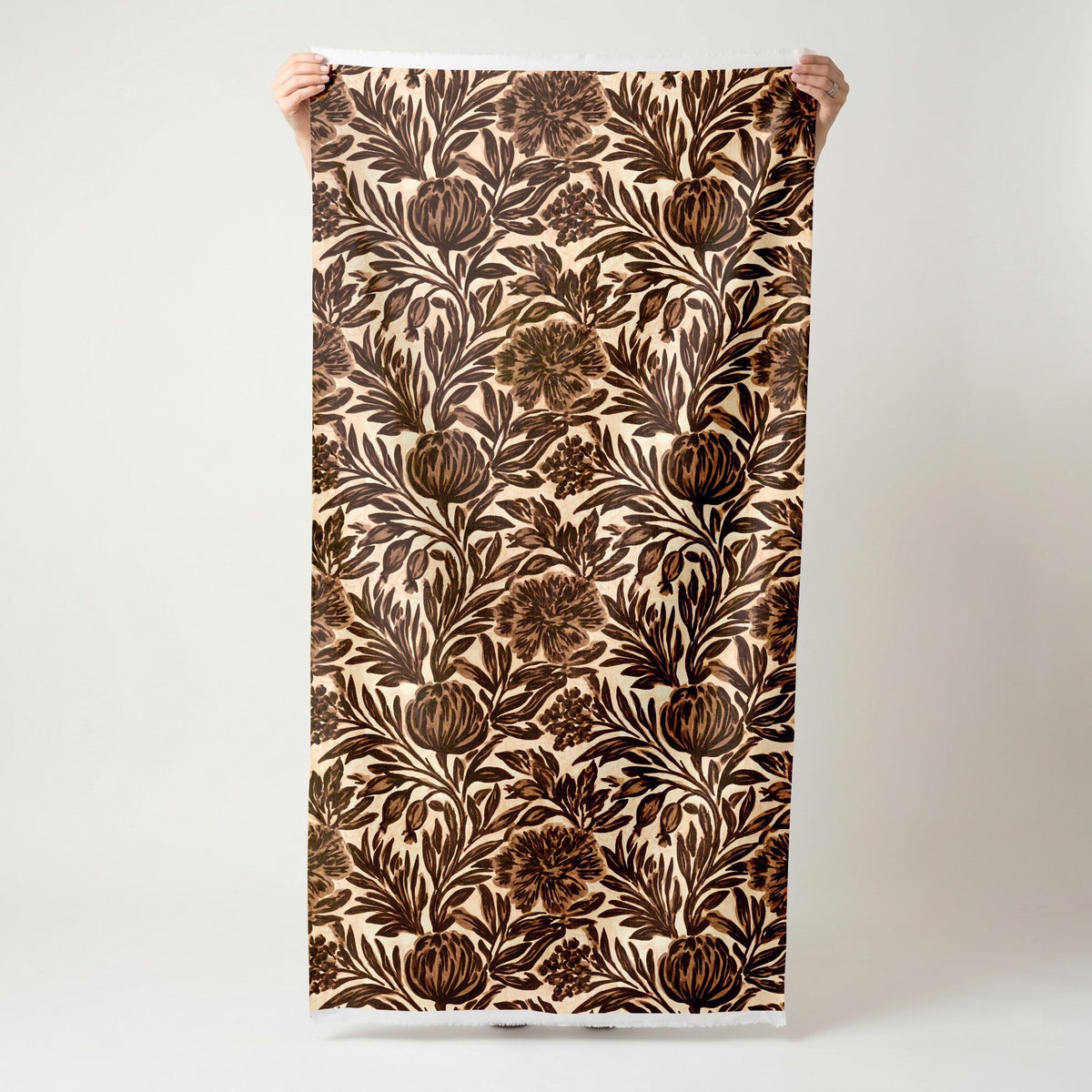 Cocoa Protea - Fabric - Painted Paper
