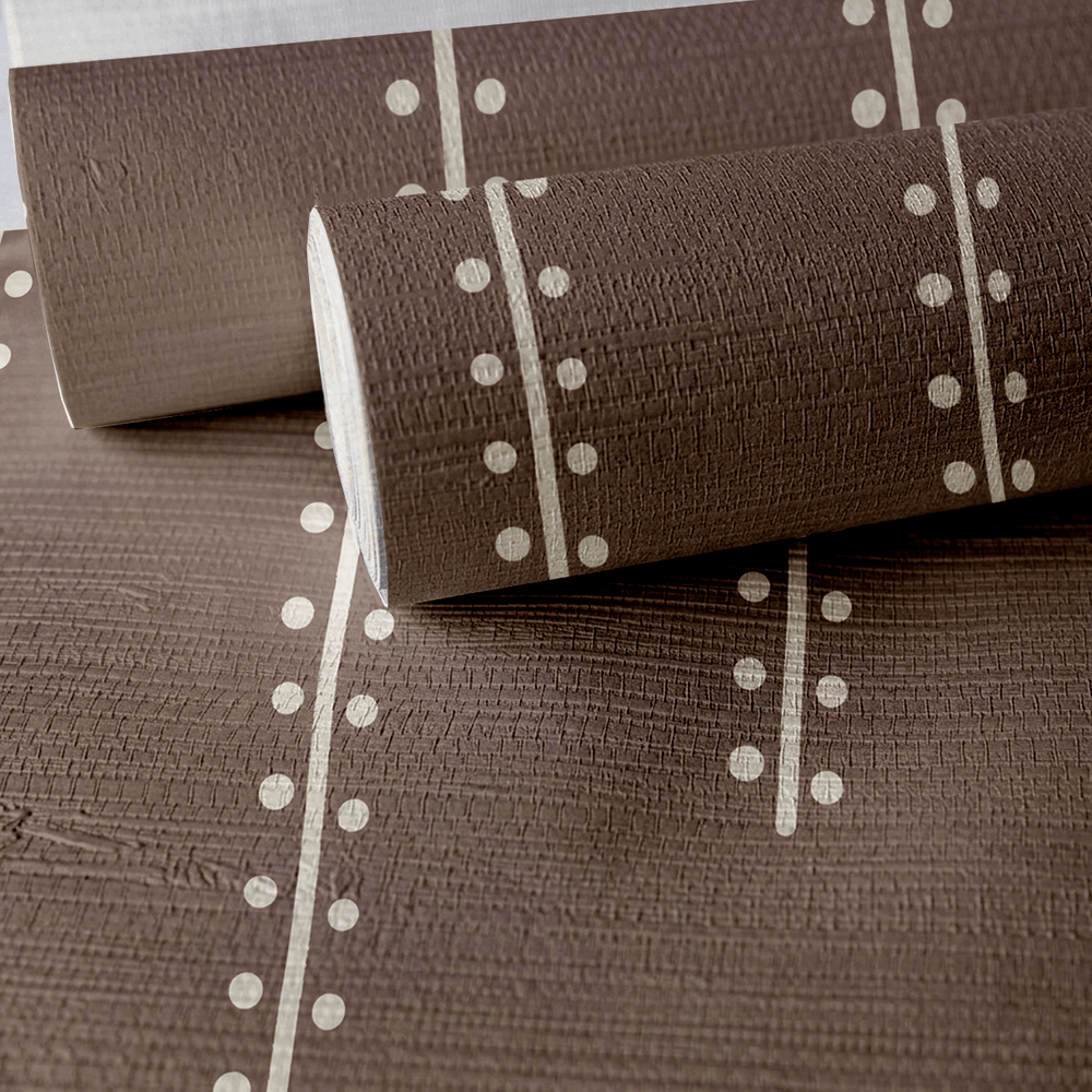 Connect the Dots Faux Grasscloth Wallpaper - Painted Paper