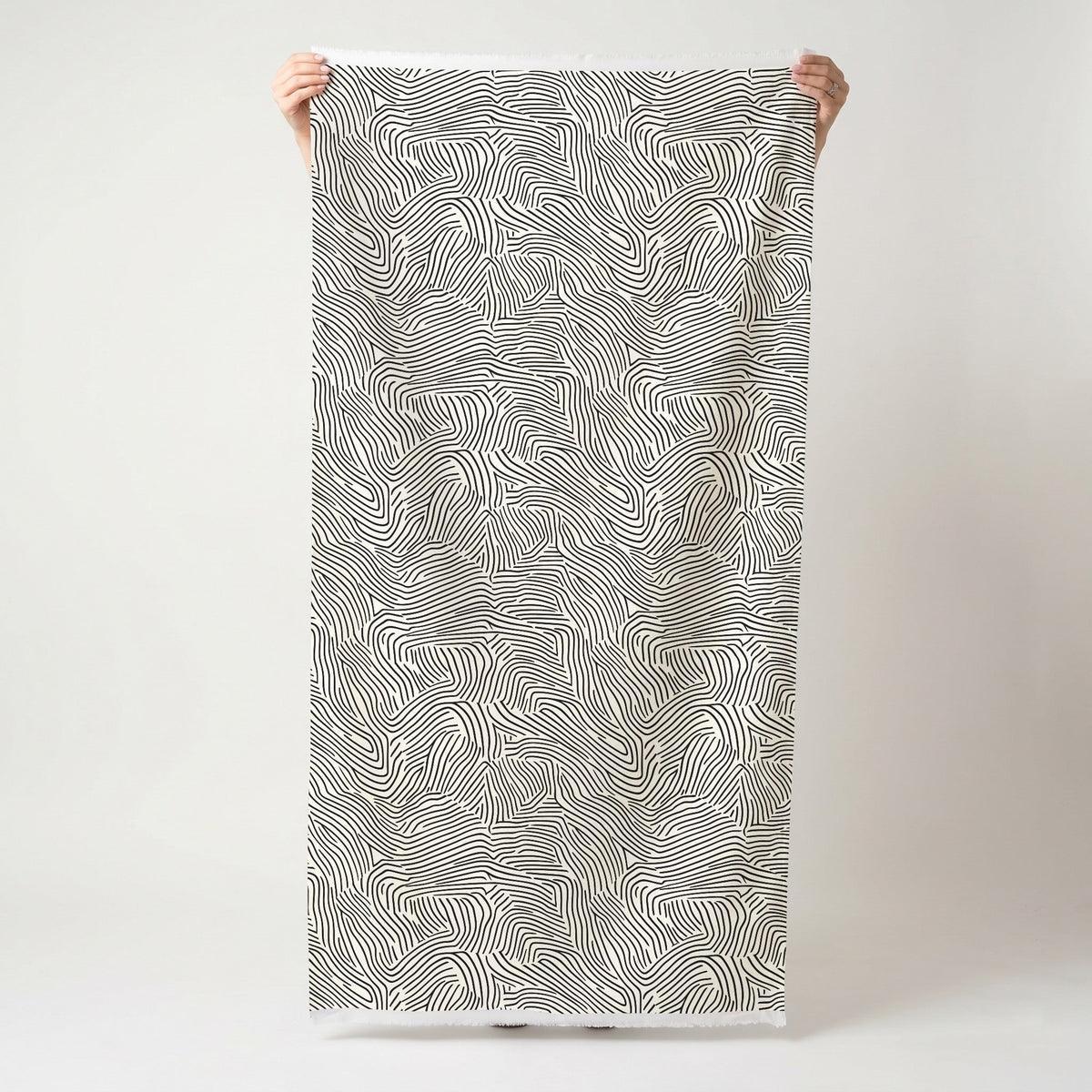 Contour - Fabric - Painted Paper