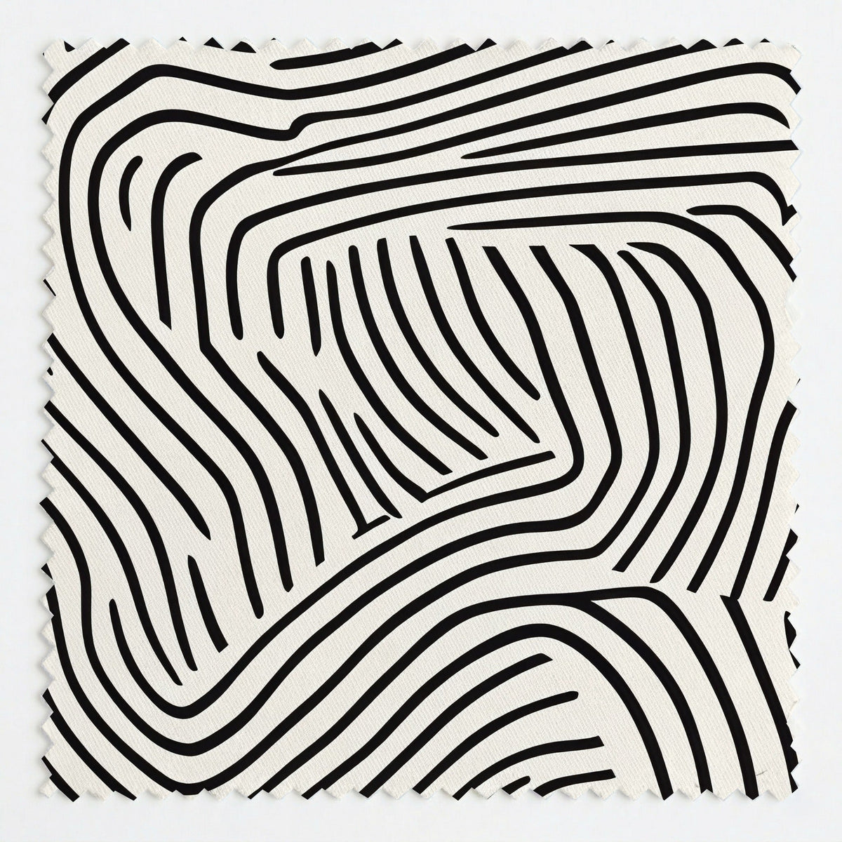 Contour - Fabric - Painted Paper