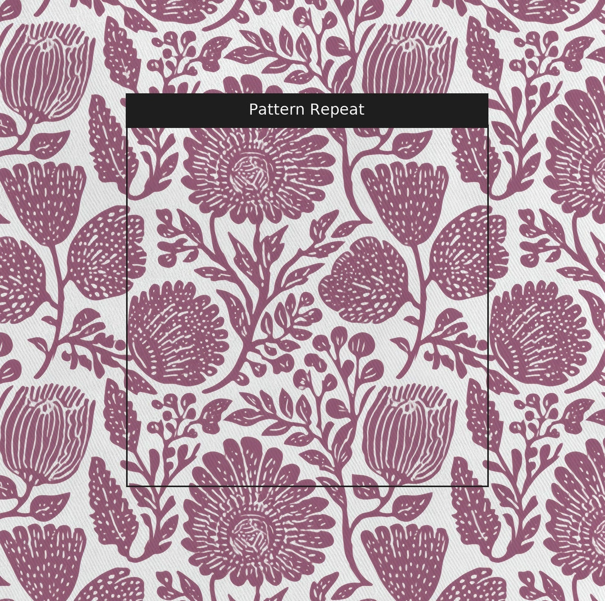 Corazón - Fabric - Painted Paper