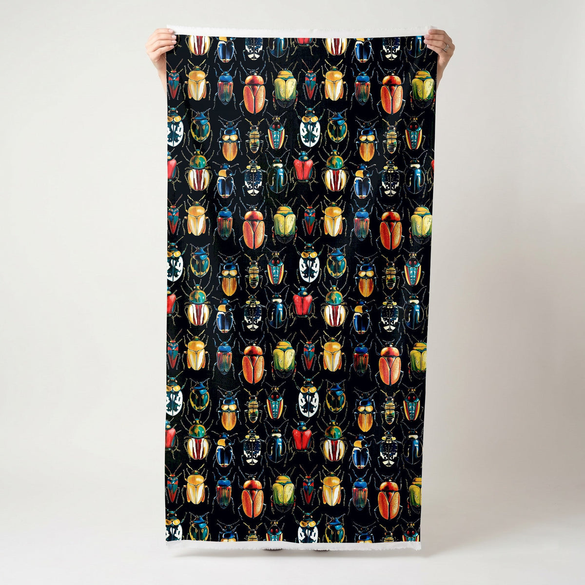 Corvus Beetles - Fabric - Painted Paper