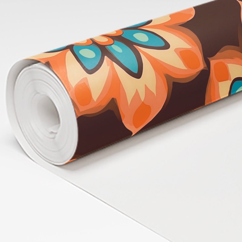 Cosmic Bloom - Painted Paper