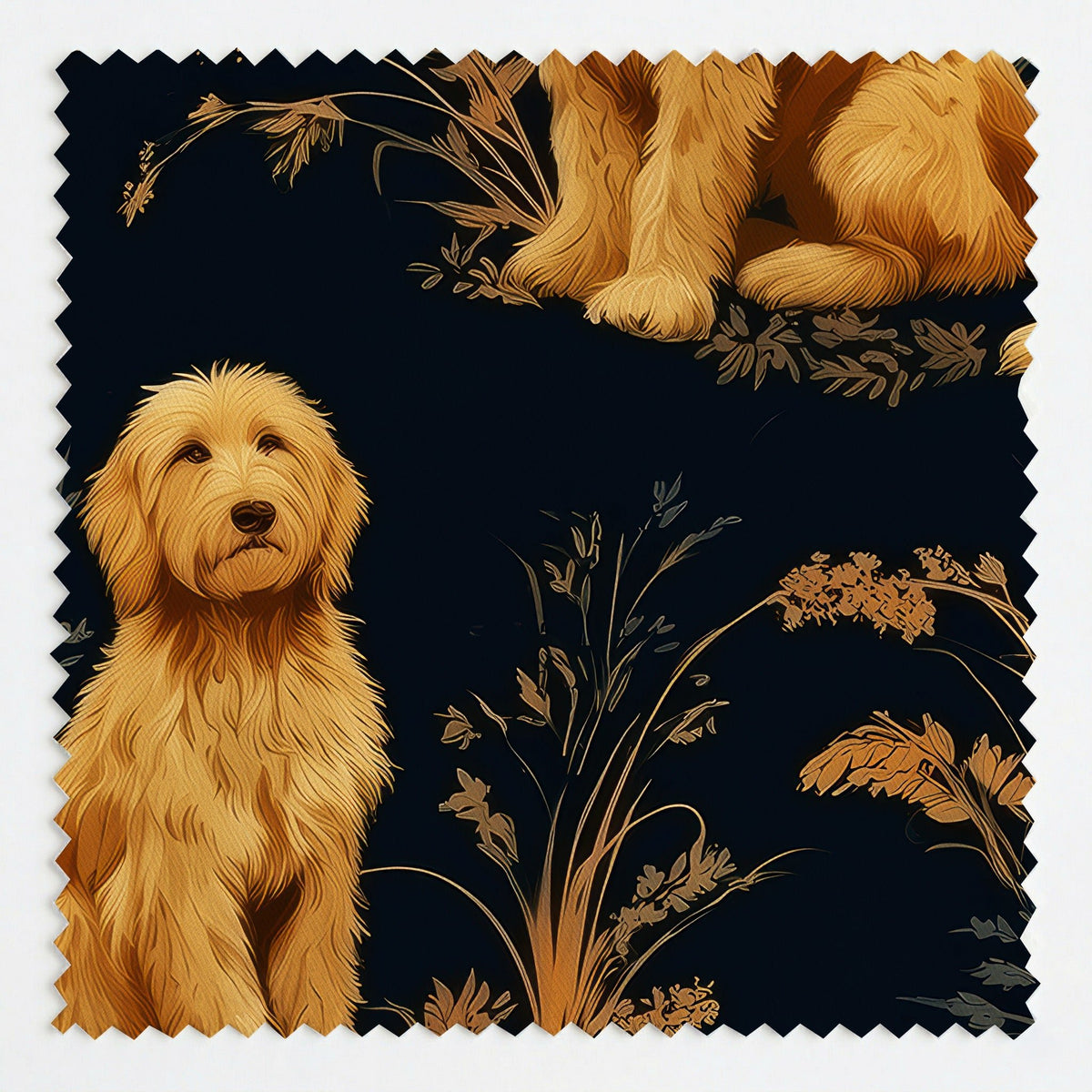 Country Doodle - Fabric - Painted Paper