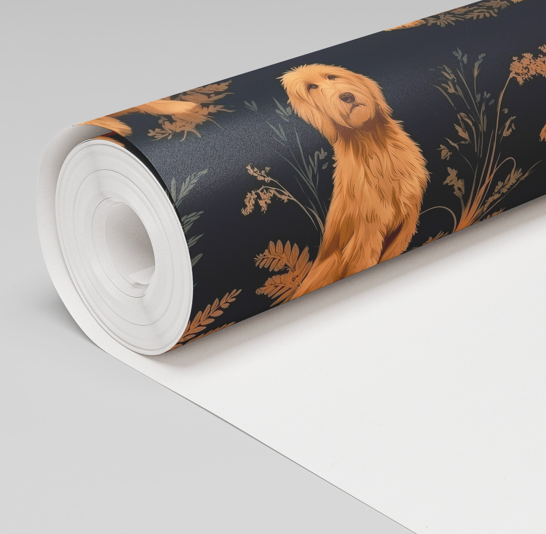 Country Doodle Wallpaper - Painted Paper