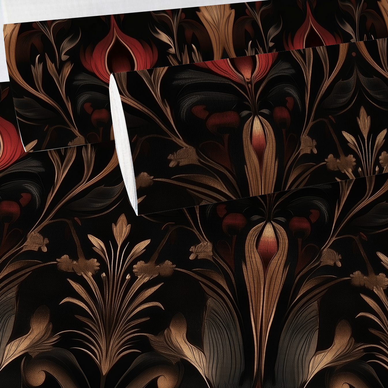 Crimelle Faux Grasscloth Wallpaper