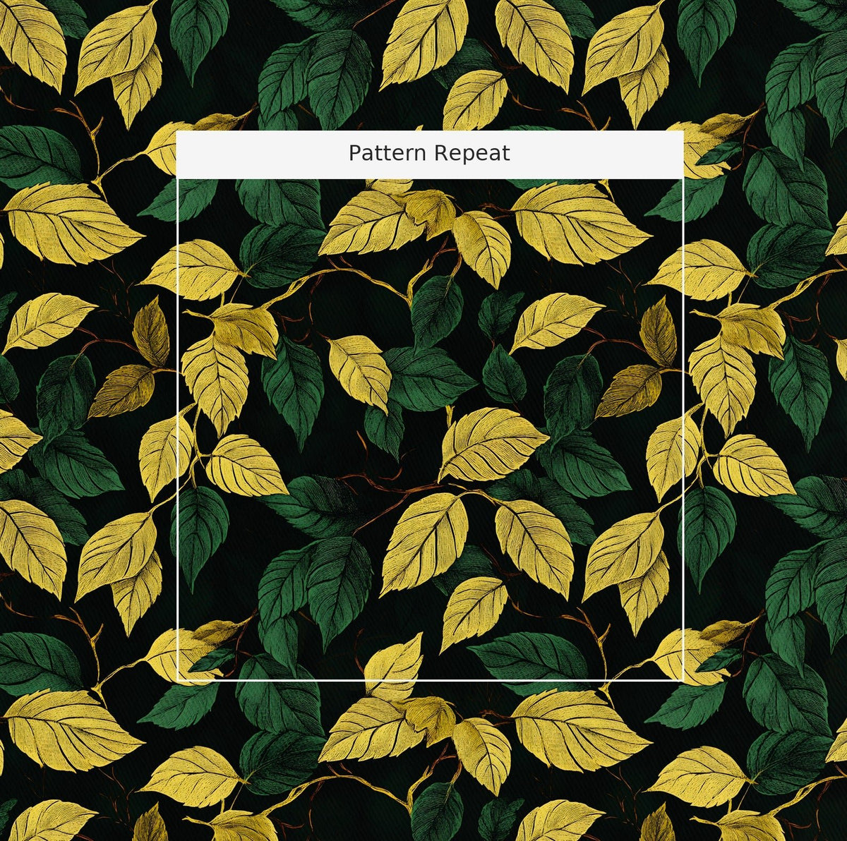 Crisp Morning - Fabric - Painted Paper