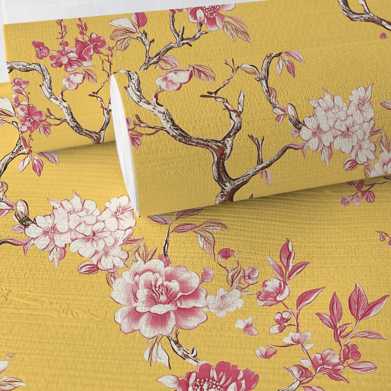 Cromwell Faux Grasscloth Wallpaper - Painted Paper