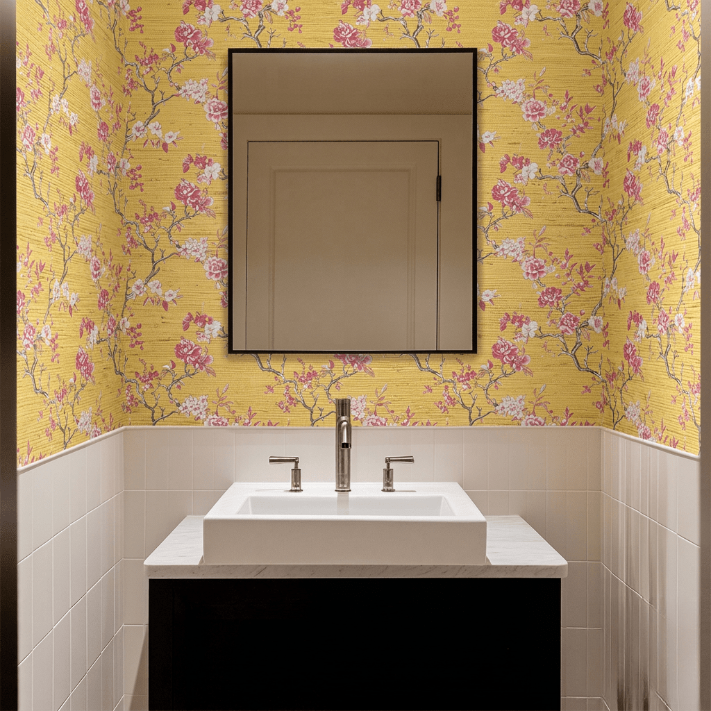 Cromwell Faux Grasscloth Wallpaper - Painted Paper