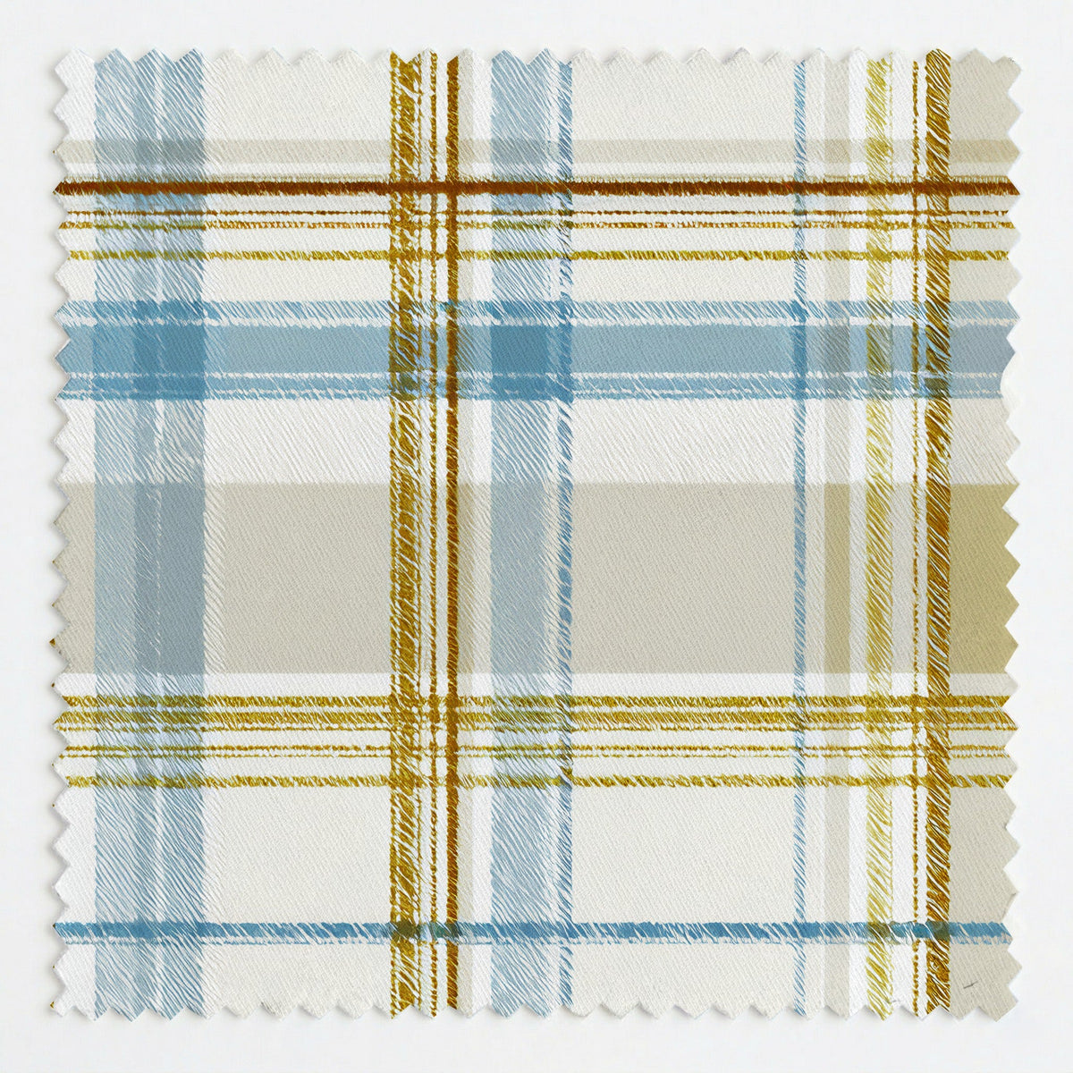 Cross Court Plaid - Fabric - Painted Paper