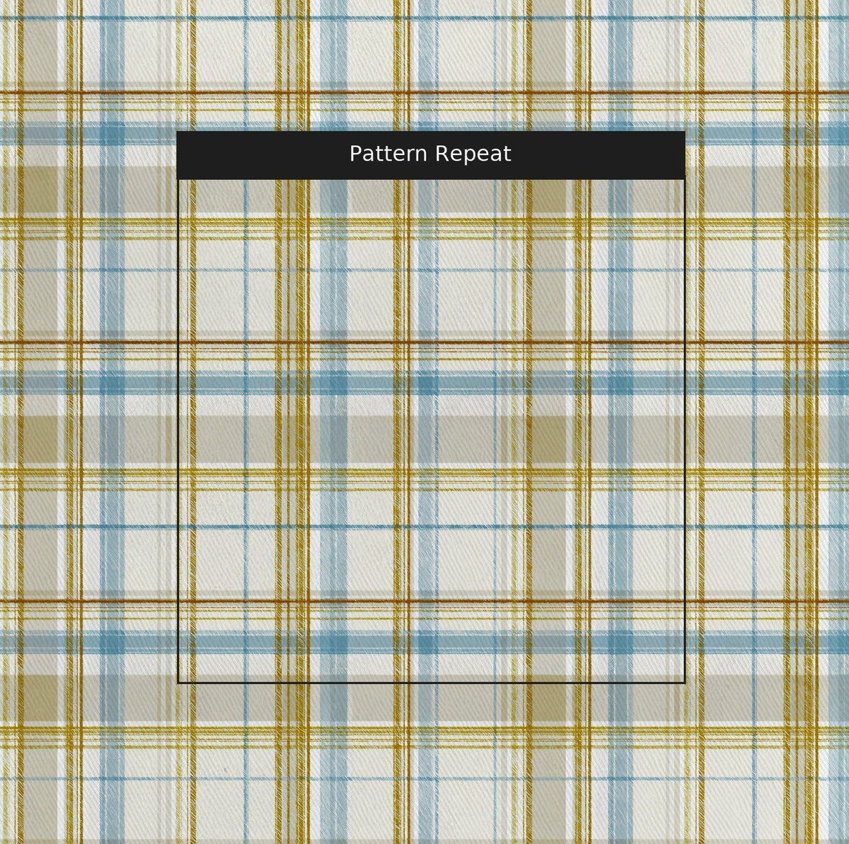 Cross Court Plaid - Fabric - Painted Paper