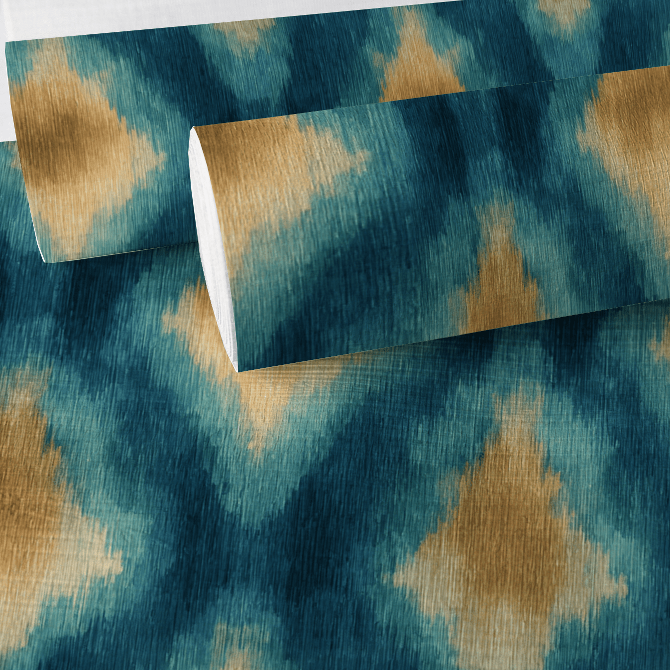 Crown Tapestry Faux Grasscloth Wallpaper - Painted Paper