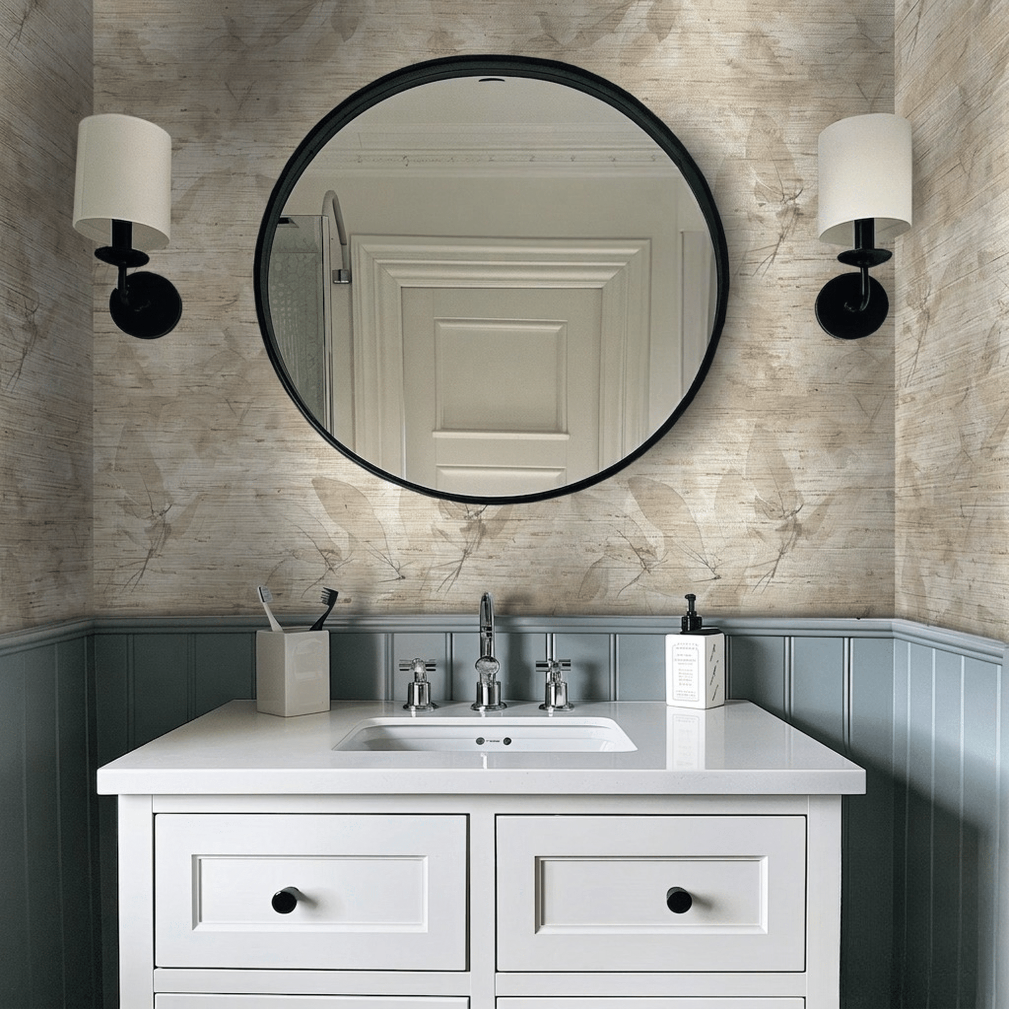 Cru Faux Grasscloth Wallpaper - Painted Paper