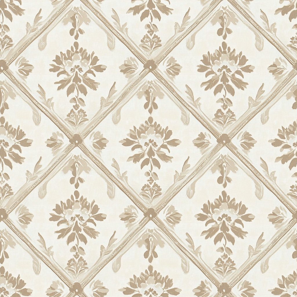Damask Charm - Painted Paper