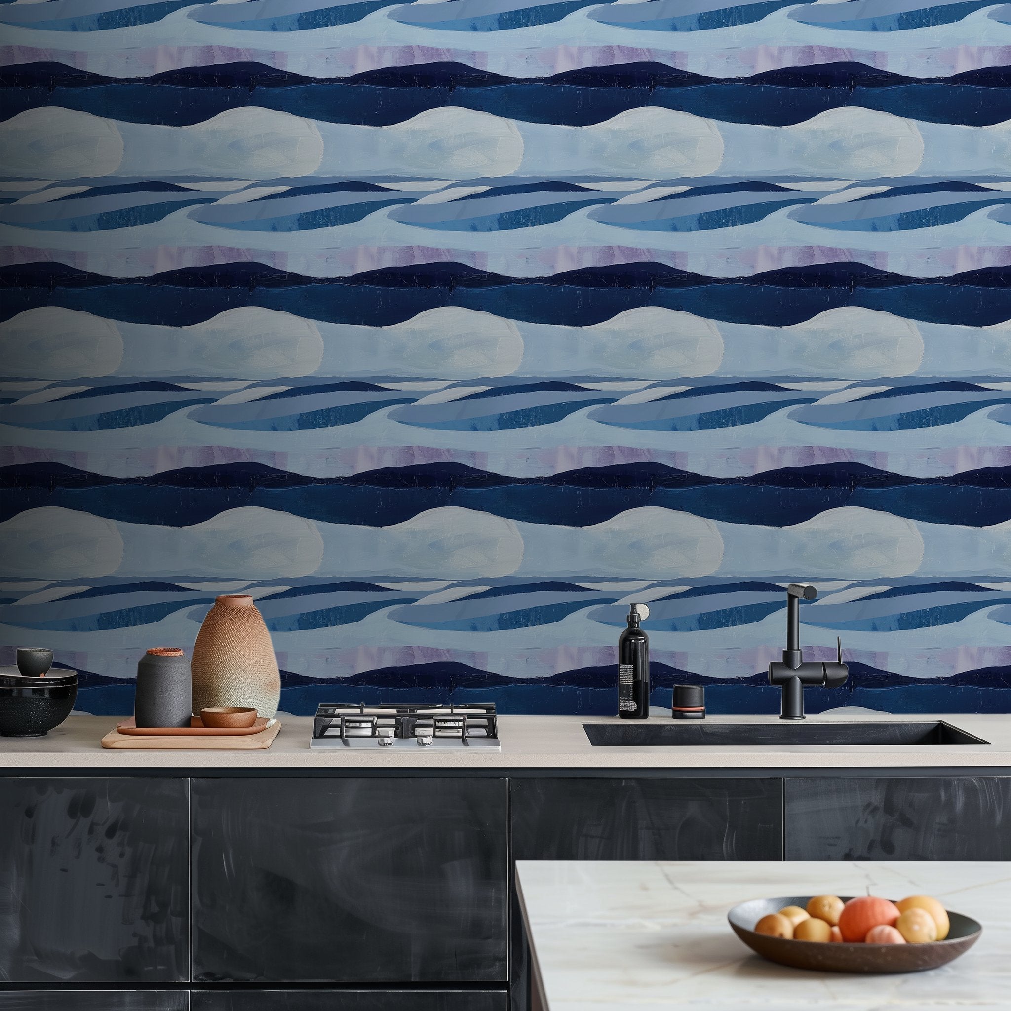 Deacon Wallpaper - Painted Paper