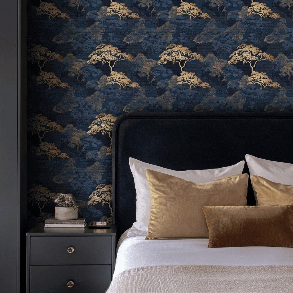 Delaney Faux Grasscloth Wallpaper - Painted Paper