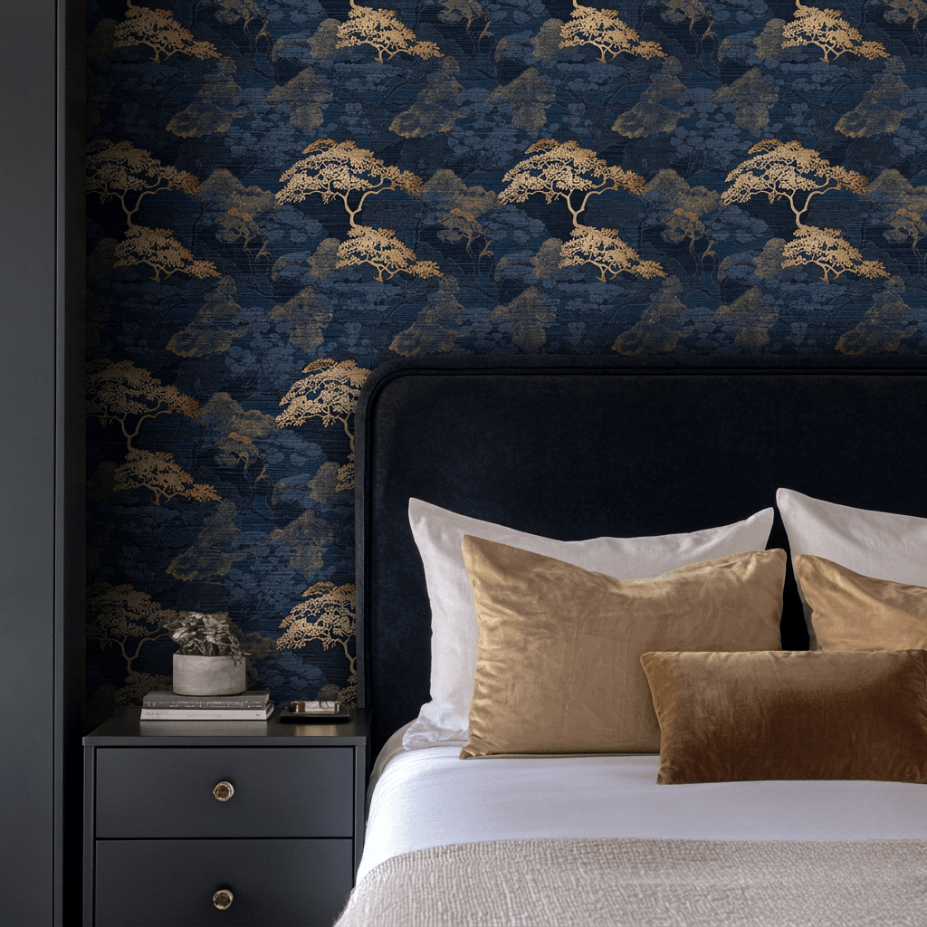 Delaney Faux Grasscloth Wallpaper - Painted Paper