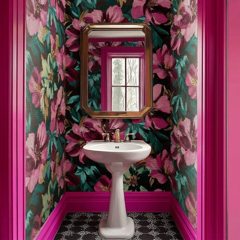 Delphara Faux Grasscloth Wallpaper - Painted Paper