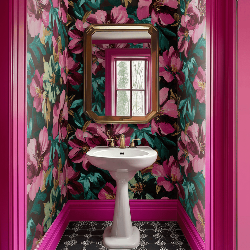 Delphara Wallpaper - Painted Paper