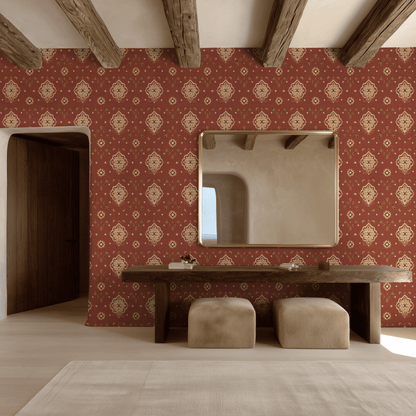 Desert Bloom Wallpaper - Painted Paper