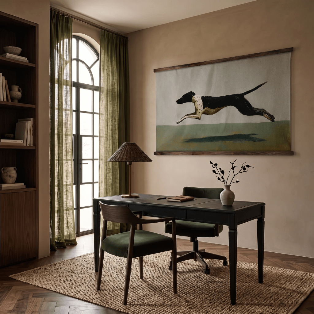 Destined for the Hunt - Tapestry - Painted Paper