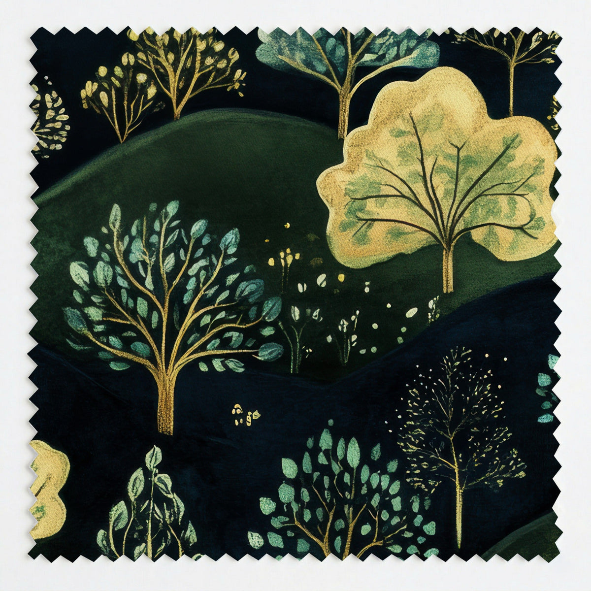Dovewood - Fabric - Painted Paper