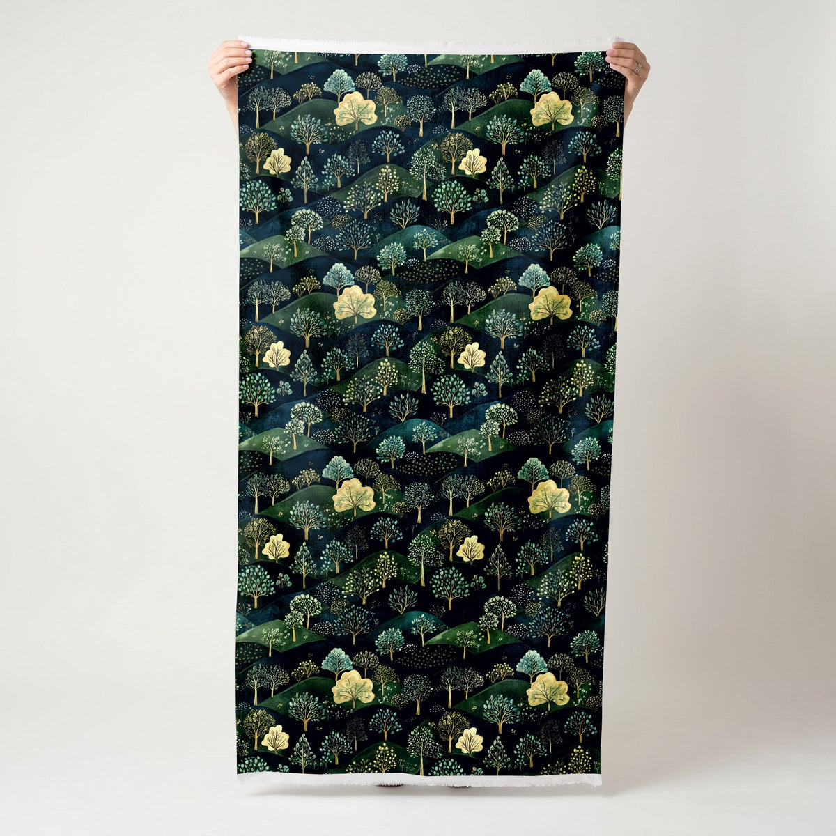 Dovewood - Fabric - Painted Paper