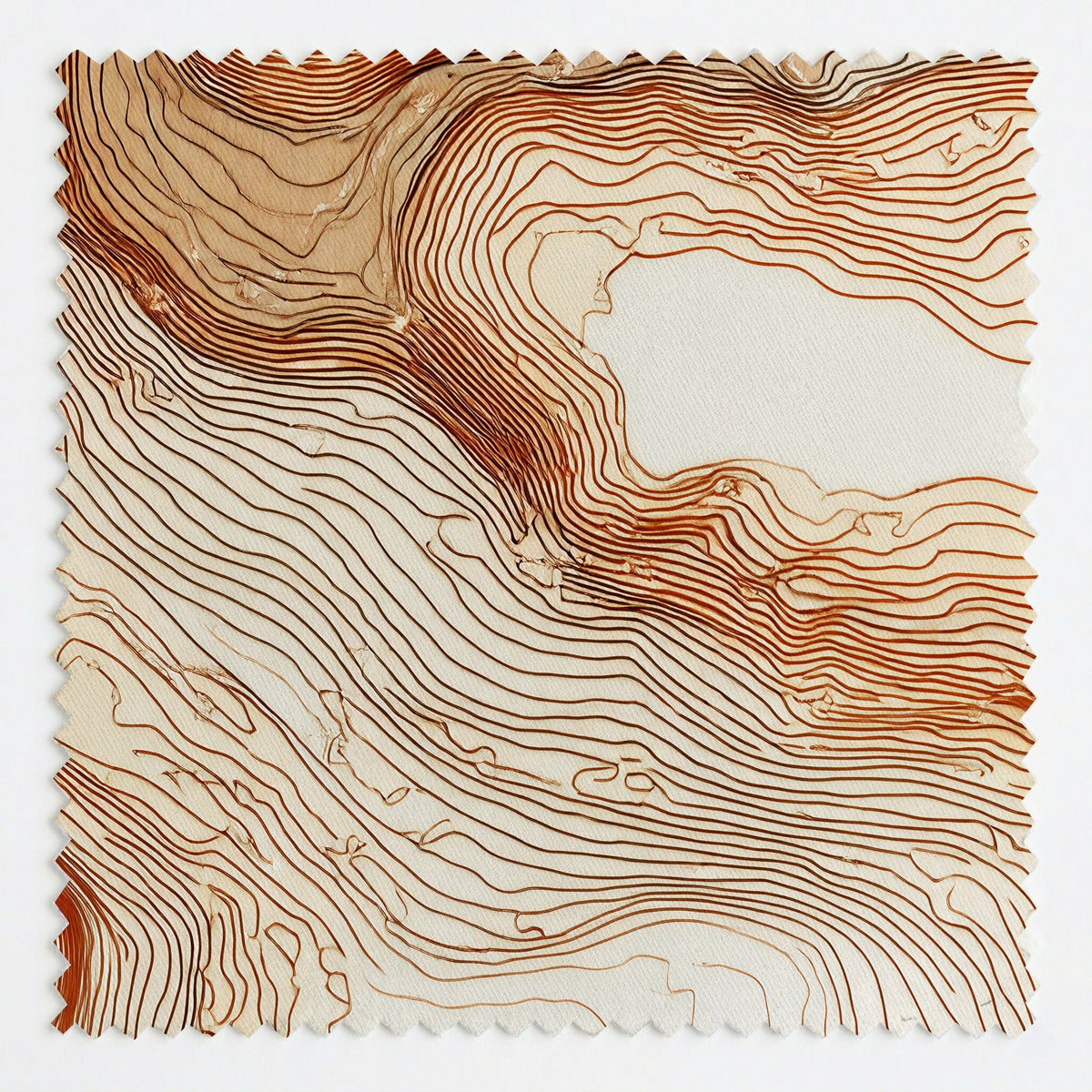 Drifted Layers Pattern - Fabric - Painted Paper