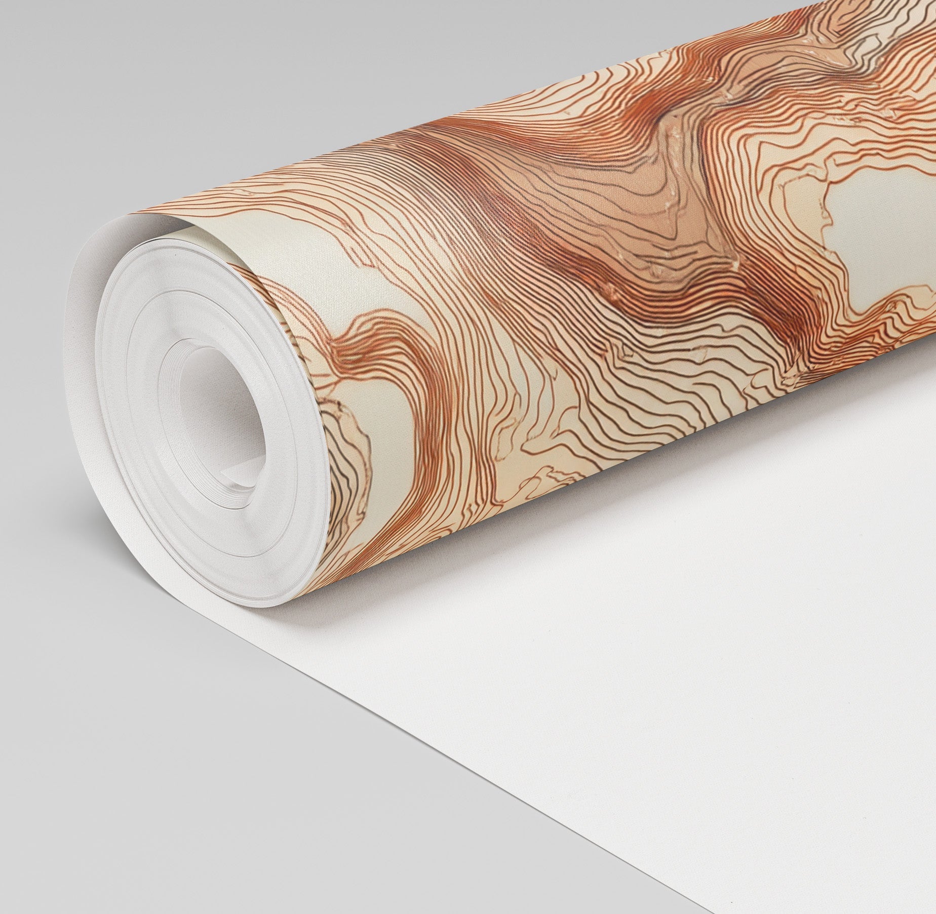 Drifted Layers Pattern Wallpaper - Painted Paper
