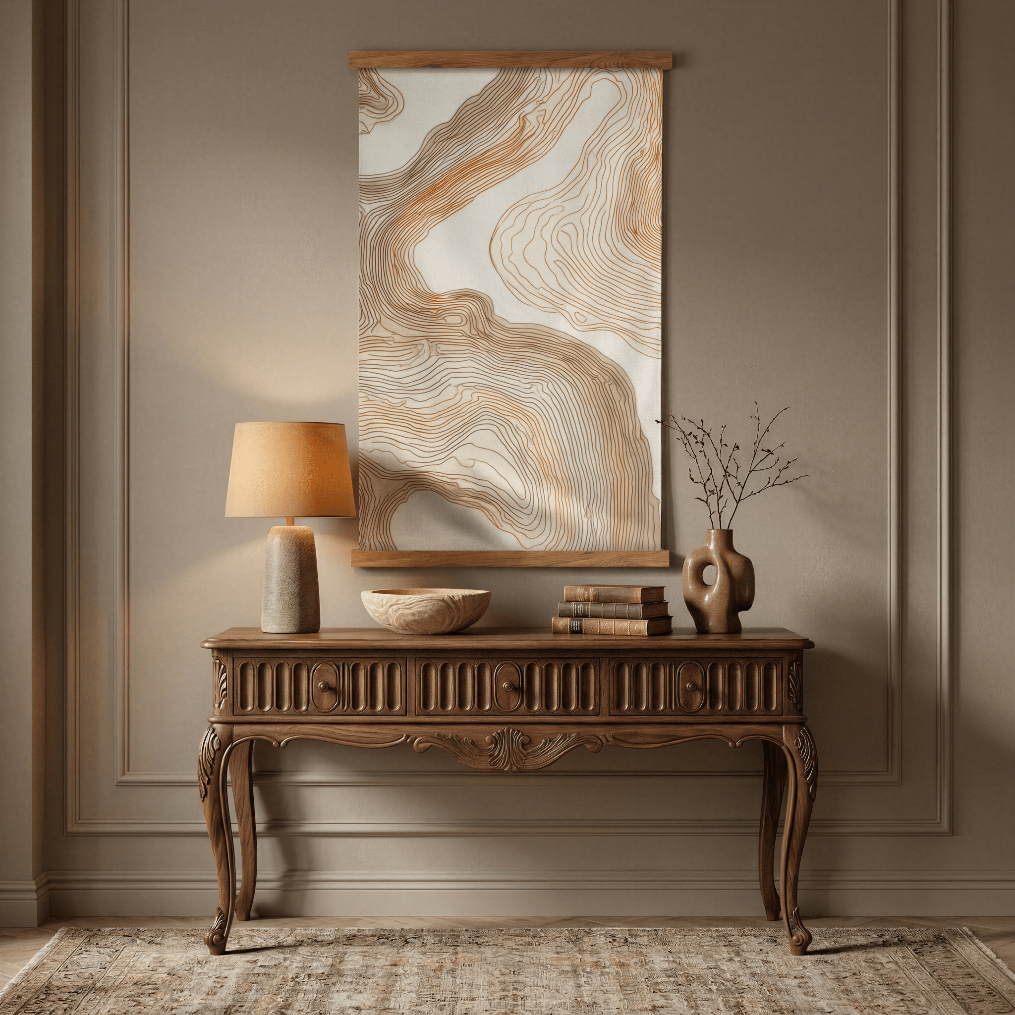 Drifted Layers - Tapestry - Painted Paper