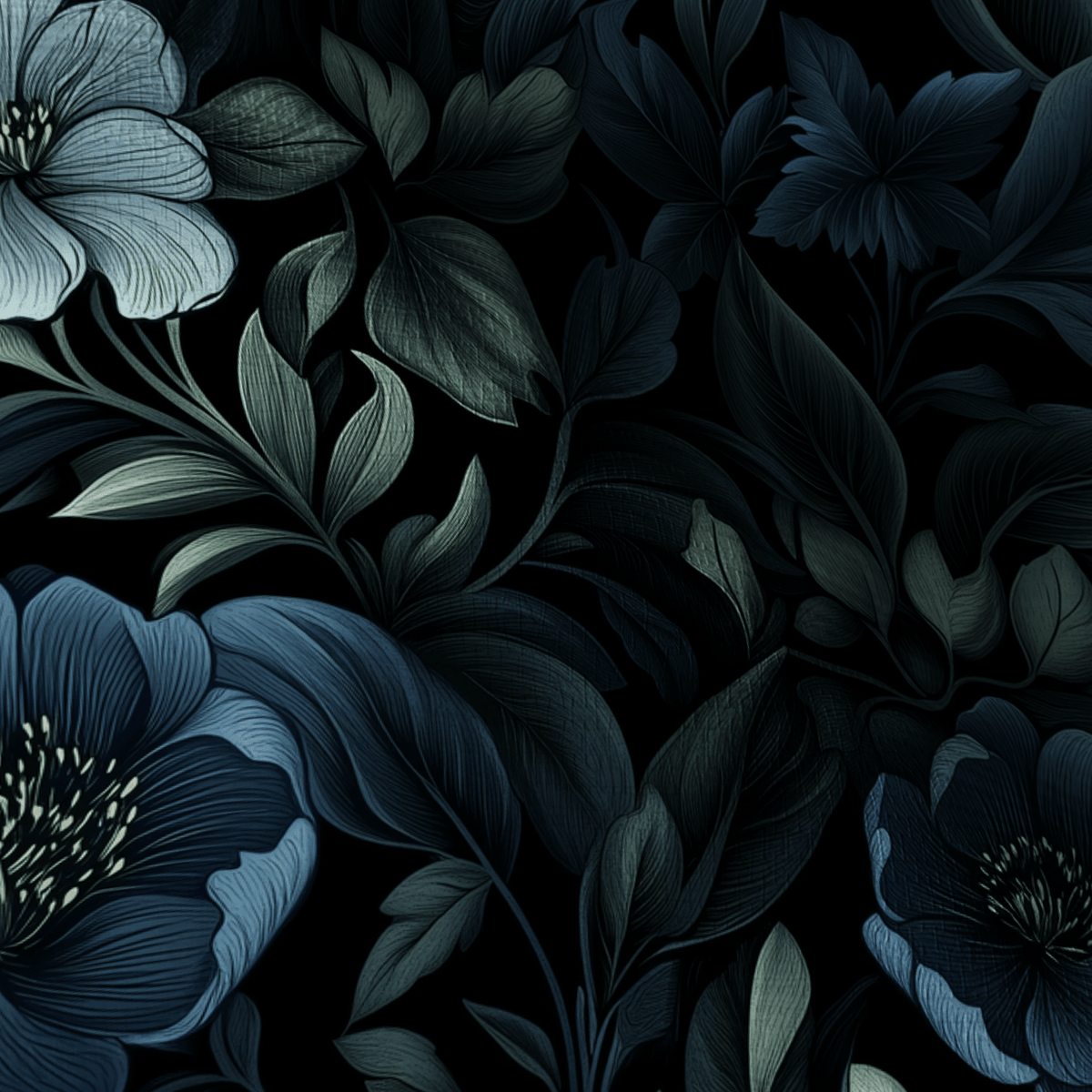 Duskwither Bloom Faux Grasscloth Wallpaper - Painted Paper