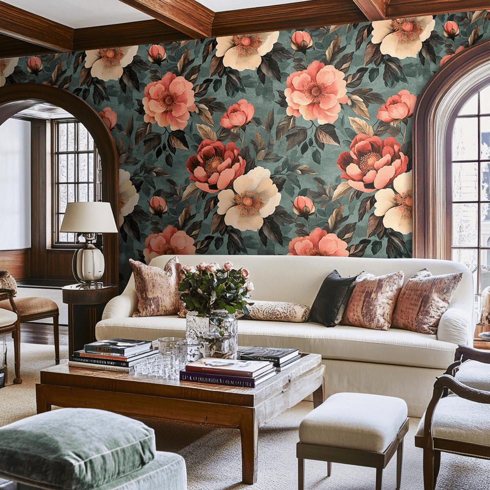 Dusky Rose Wallpaper - Painted Paper