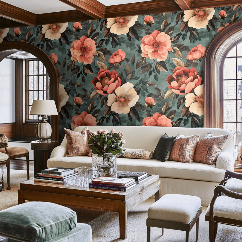 Dusky Rose Wallpaper – Painted Paper
