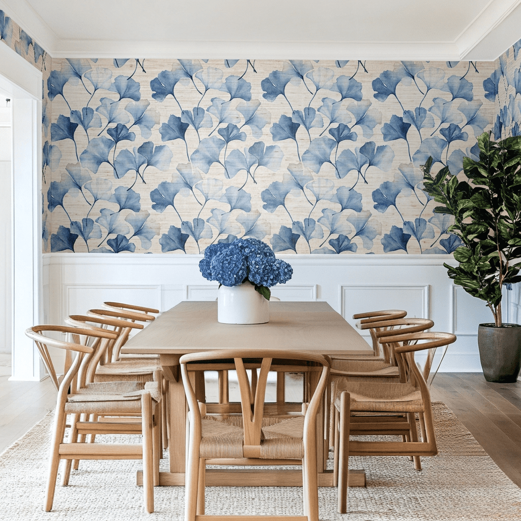Eamon Faux Grasscloth Wallpaper - Painted Paper