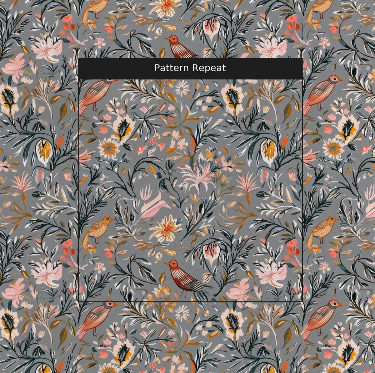 Edeline - Fabric - Painted Paper
