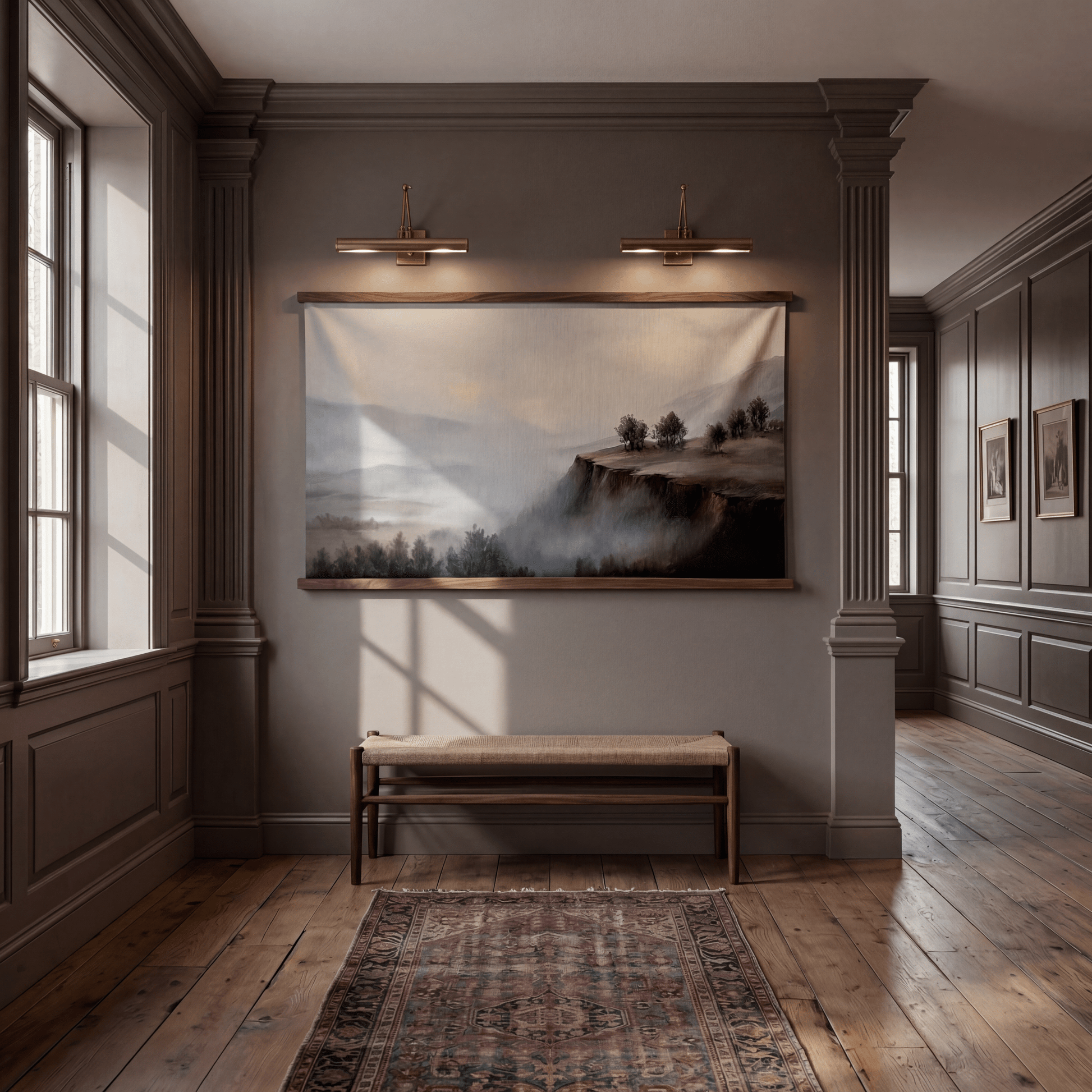 Edge of Stillness - Tapestry - Painted Paper