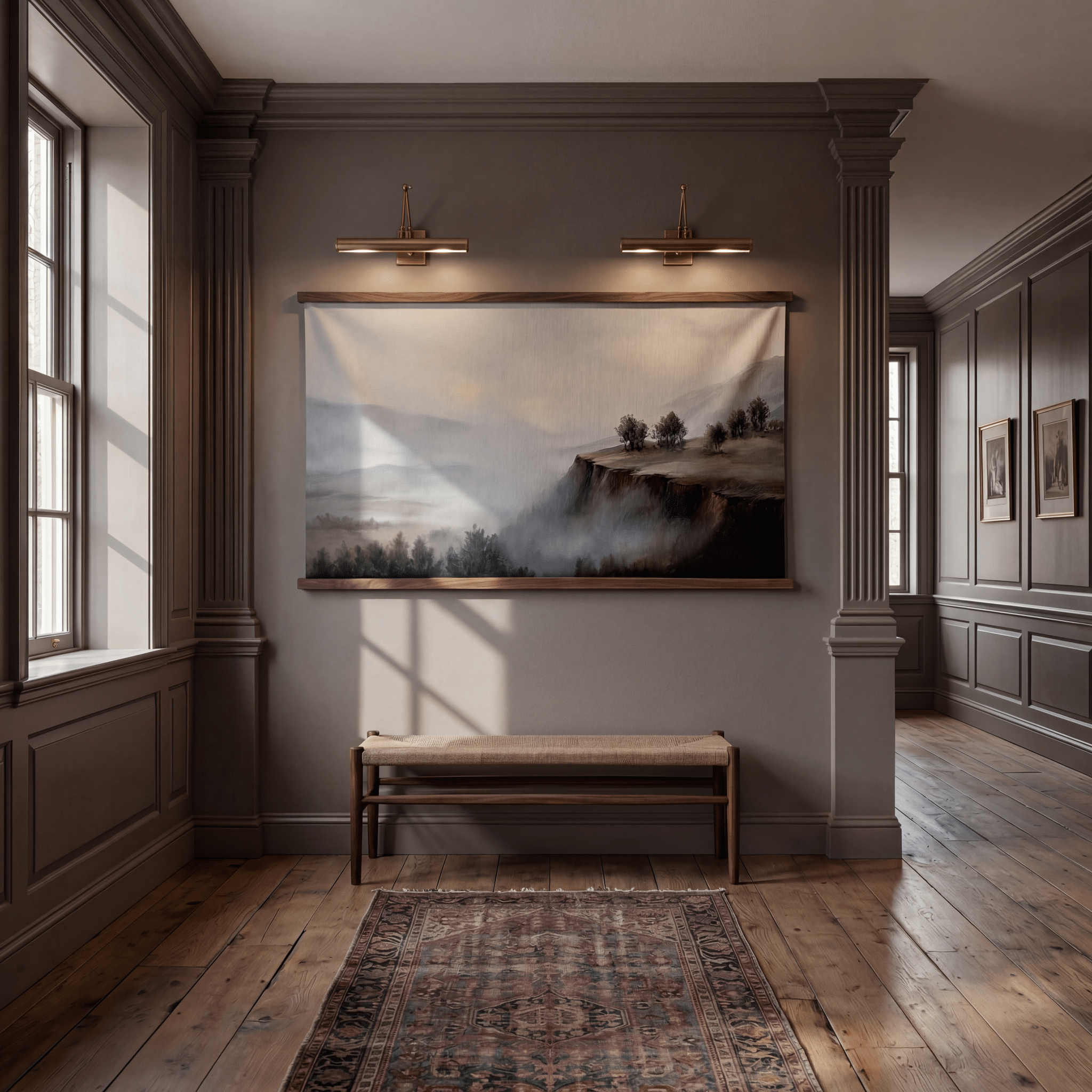 Edge of Stillness - Tapestry - Painted Paper