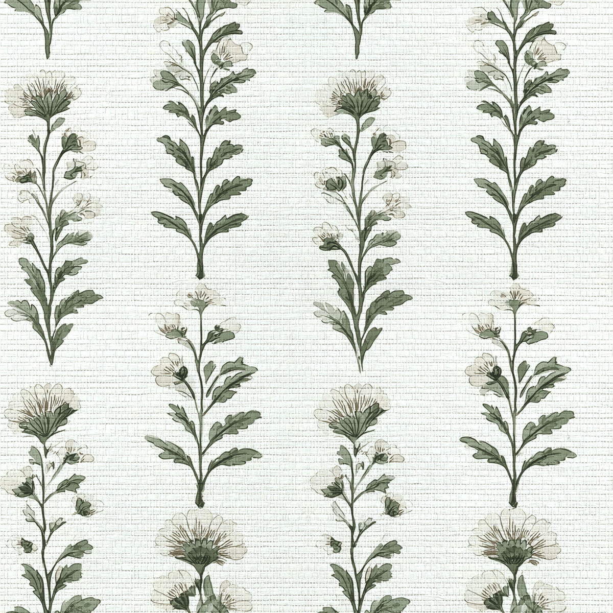 Effie Block Print Faux Grasscloth Wallpaper - Painted Paper